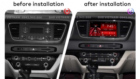 Màn hình Gotech GT360 liền camera 360 Kia Sedona 2015 - nay